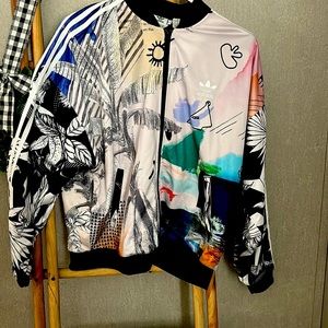 Adidas vintage inspired jacket size M.